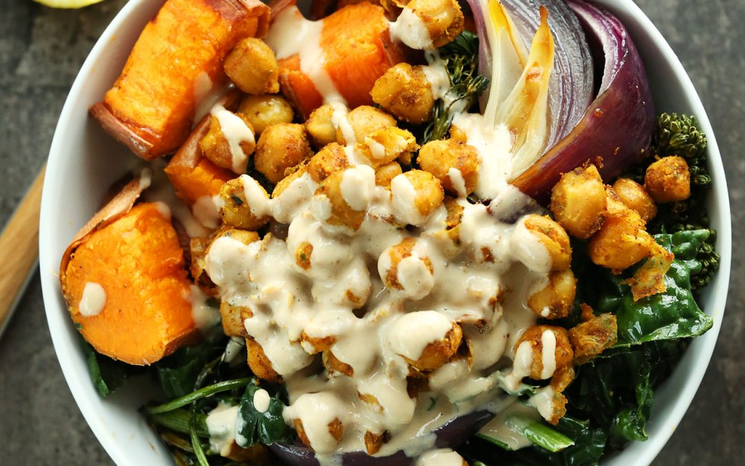 Sweet Potato Chickpea Buddha Bowl